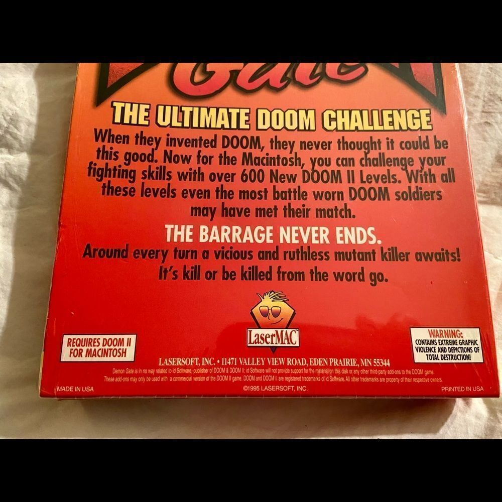 Demon Gate 600 New Levels For Doom II CD-ROM - Picture 6 of 7